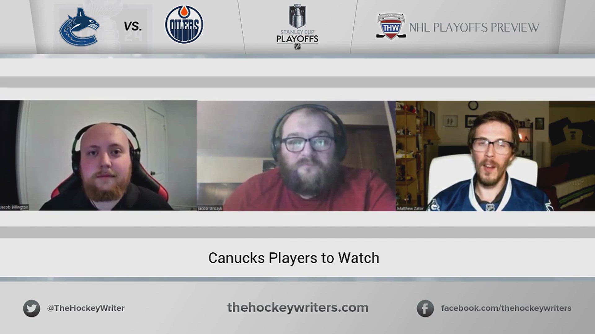 'Video thumbnail for Canucks vs. Oilers 2024 NHL Playoff Preview - Canucks Players to Watch'