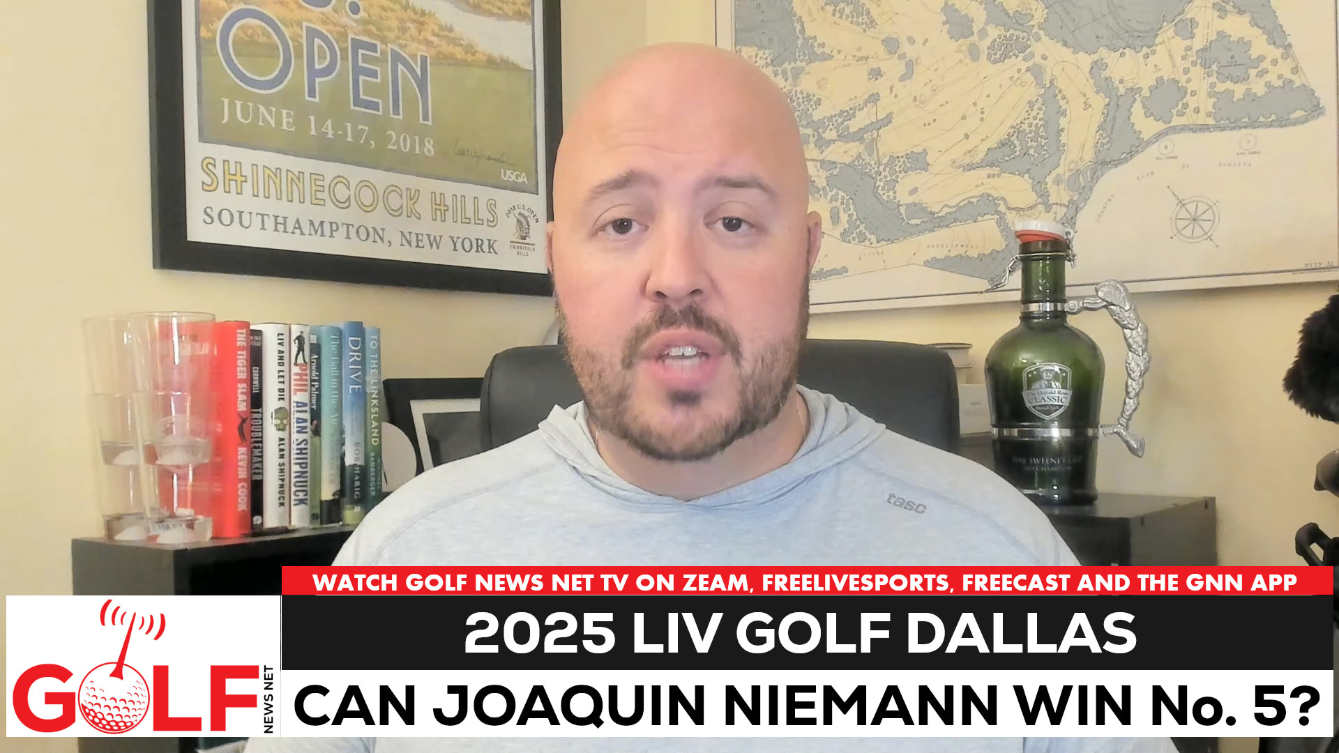'Video thumbnail for LIV Golf Dallas: Will Joaquin Niemann win his 5th title?'