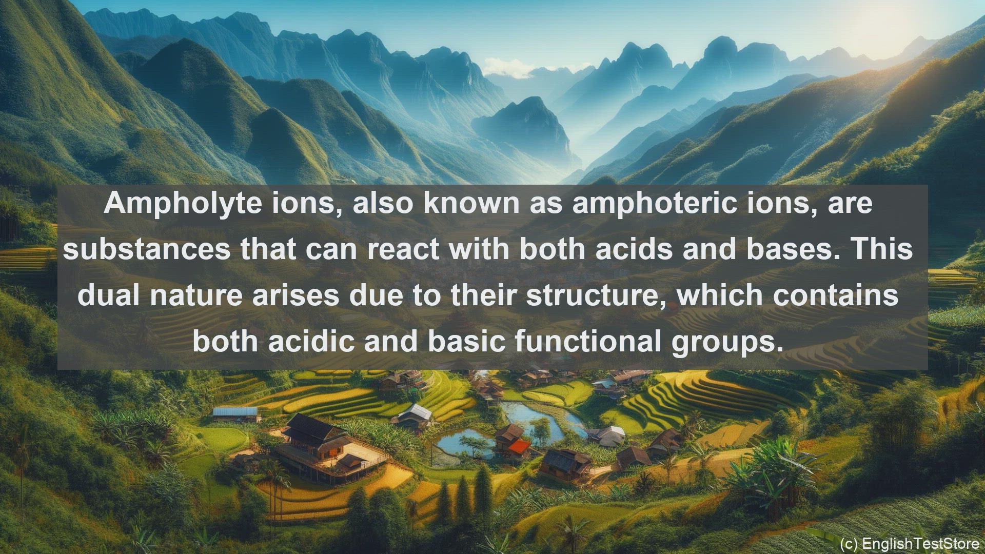 'Video thumbnail for Ampholyte ion in science  definition and examples'