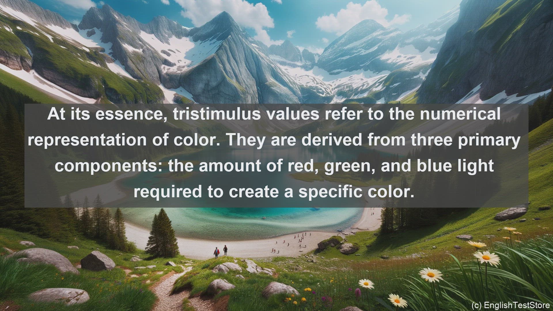 'Video thumbnail for Tristimulus values in science  definition and examples'
