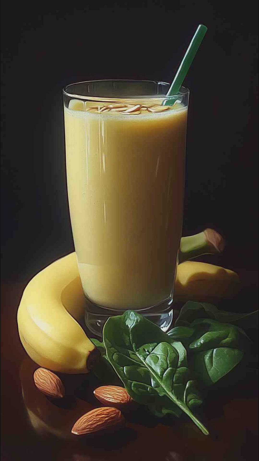 'Video thumbnail for Banana and Almond Smoothie for Strength Recipe'