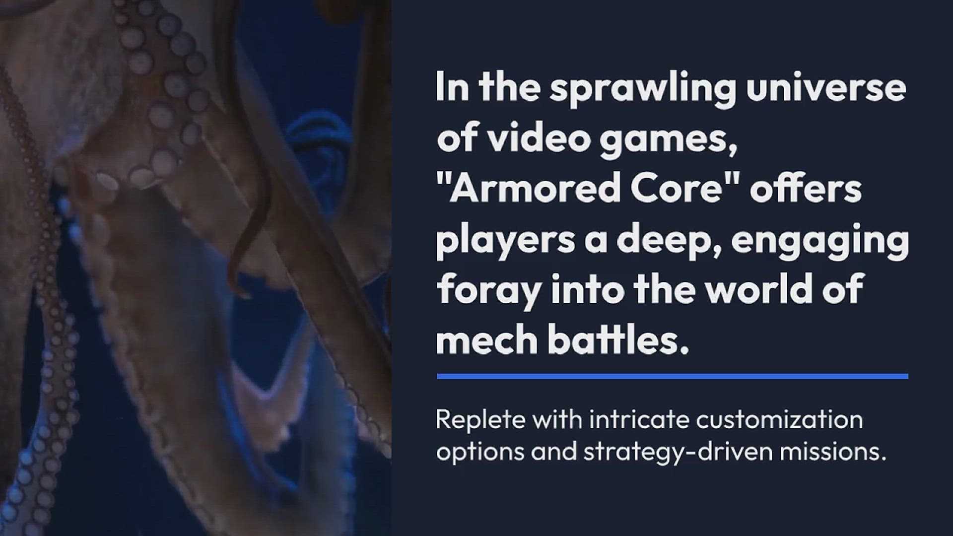 'Video thumbnail for Unlocking Secrets In Armored Core'