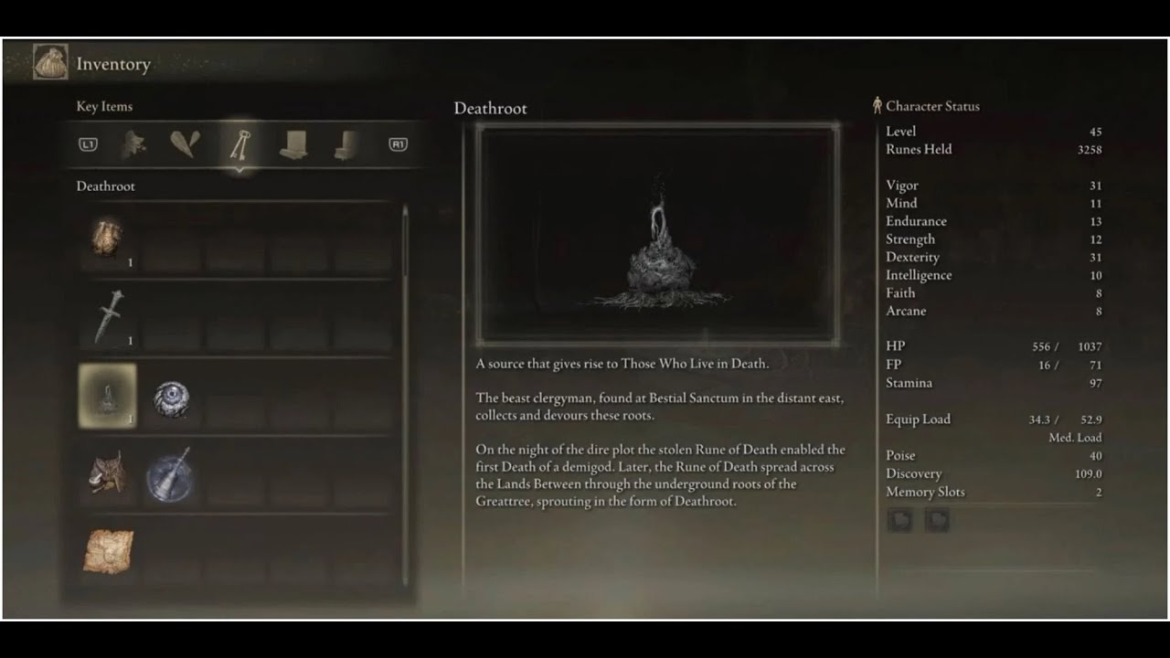 'Video thumbnail for Elden Ring Lore: What is Deathroot?'