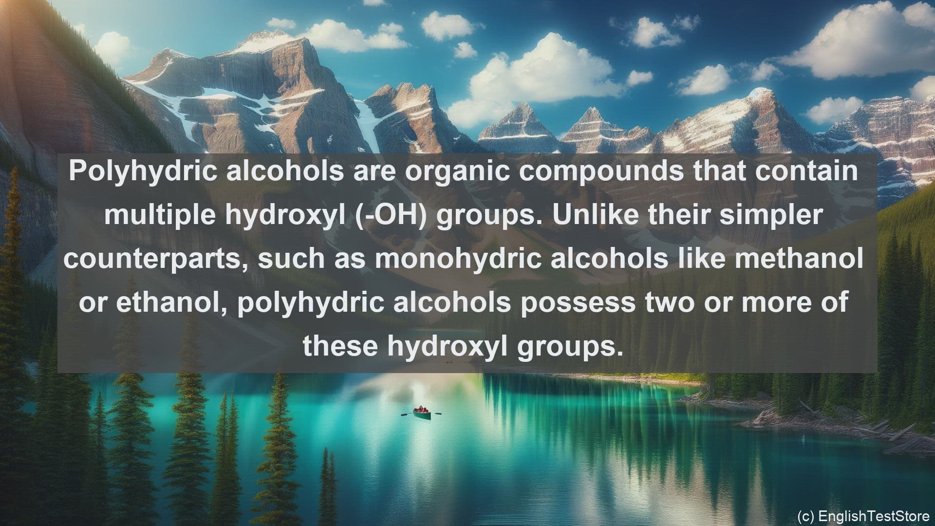 'Video thumbnail for Polyhydric alcohol in science  definition and examples'