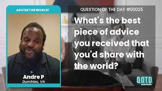 Video thumbnail for Andre's Advice: "Your attitude determines your altitude!"