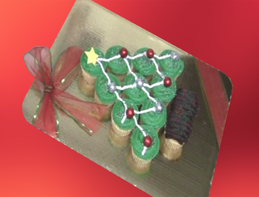 'Video thumbnail for Cupcake Christmas Tree'