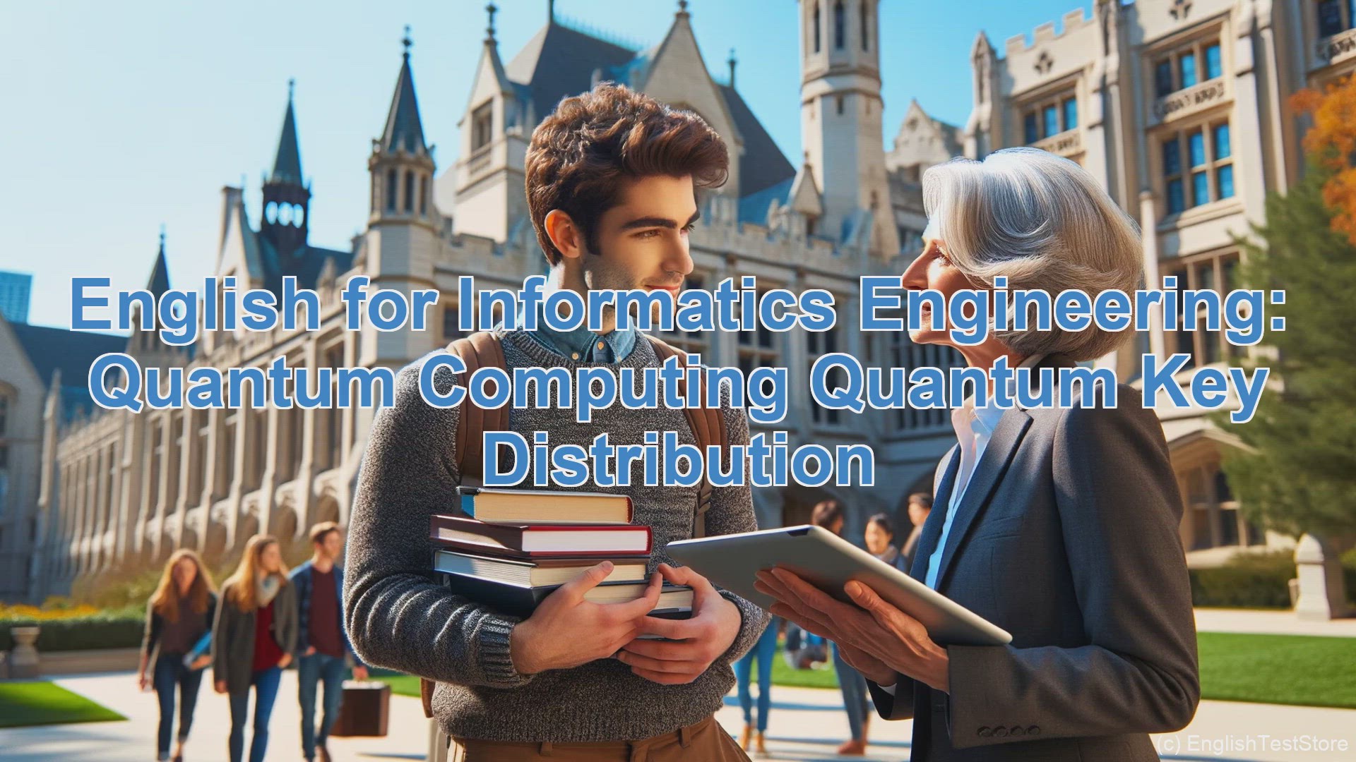 'Video thumbnail for English Conversation for Informatics Engineering: Quantum Computing Quantum Key Distribution'
