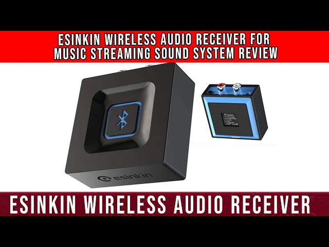 'Video thumbnail for Esinkin Wireless Audio Receiver for Music Streaming Sound System review'