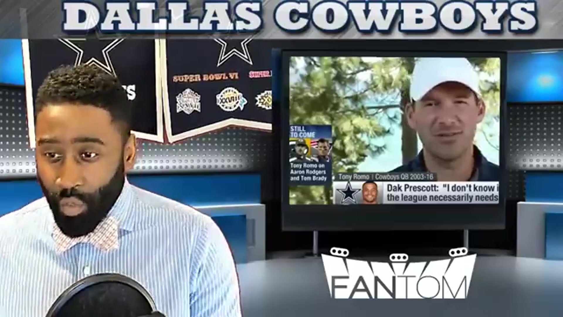'Video thumbnail for law nation sports: tony romo's cowboys wr take: is he right about dak prescott?'
