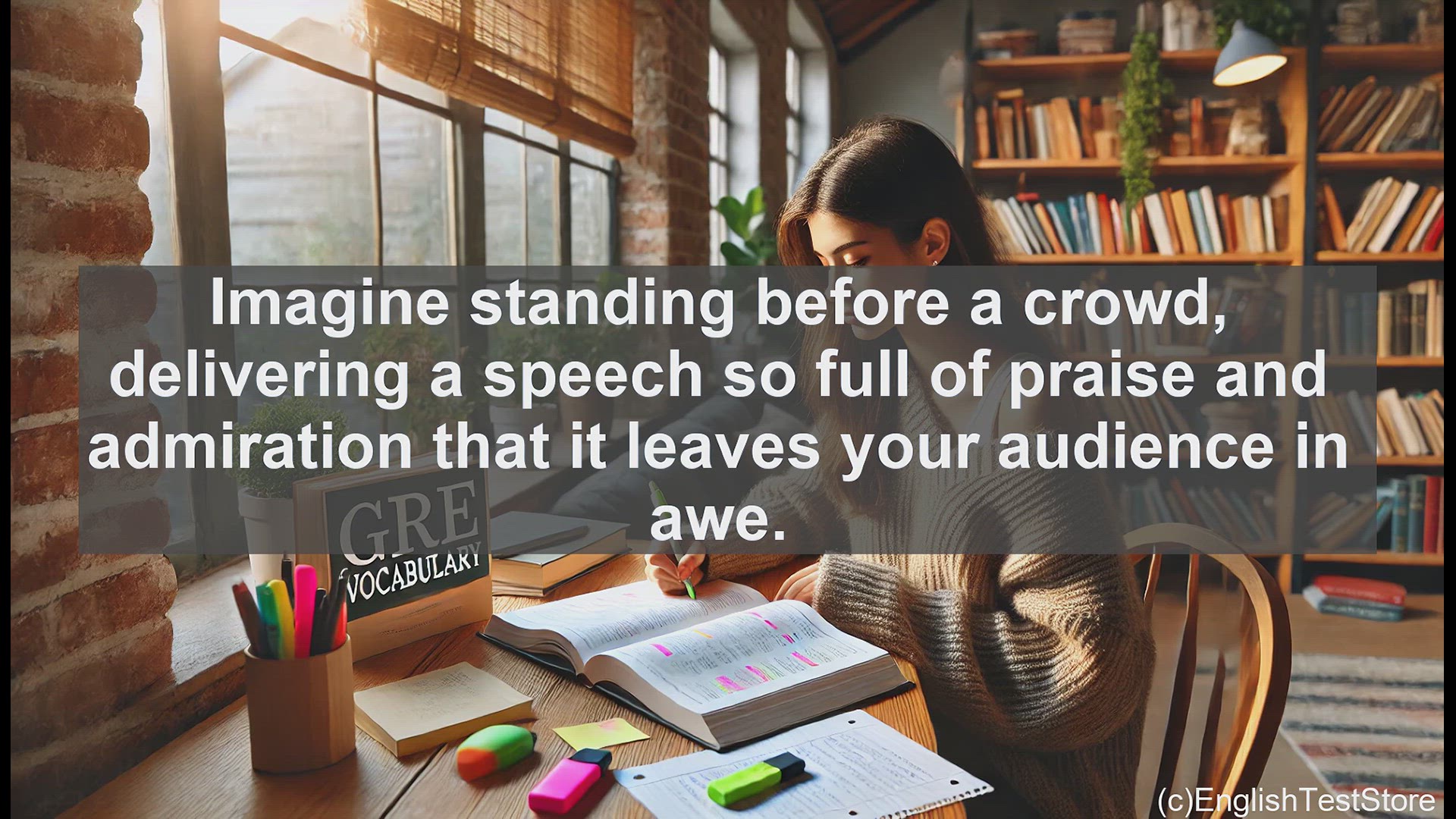 'Video thumbnail for GRE Vocabulary Lesson: The Power of Panegyric - Elevating Your Vocabulary and GRE Score'
