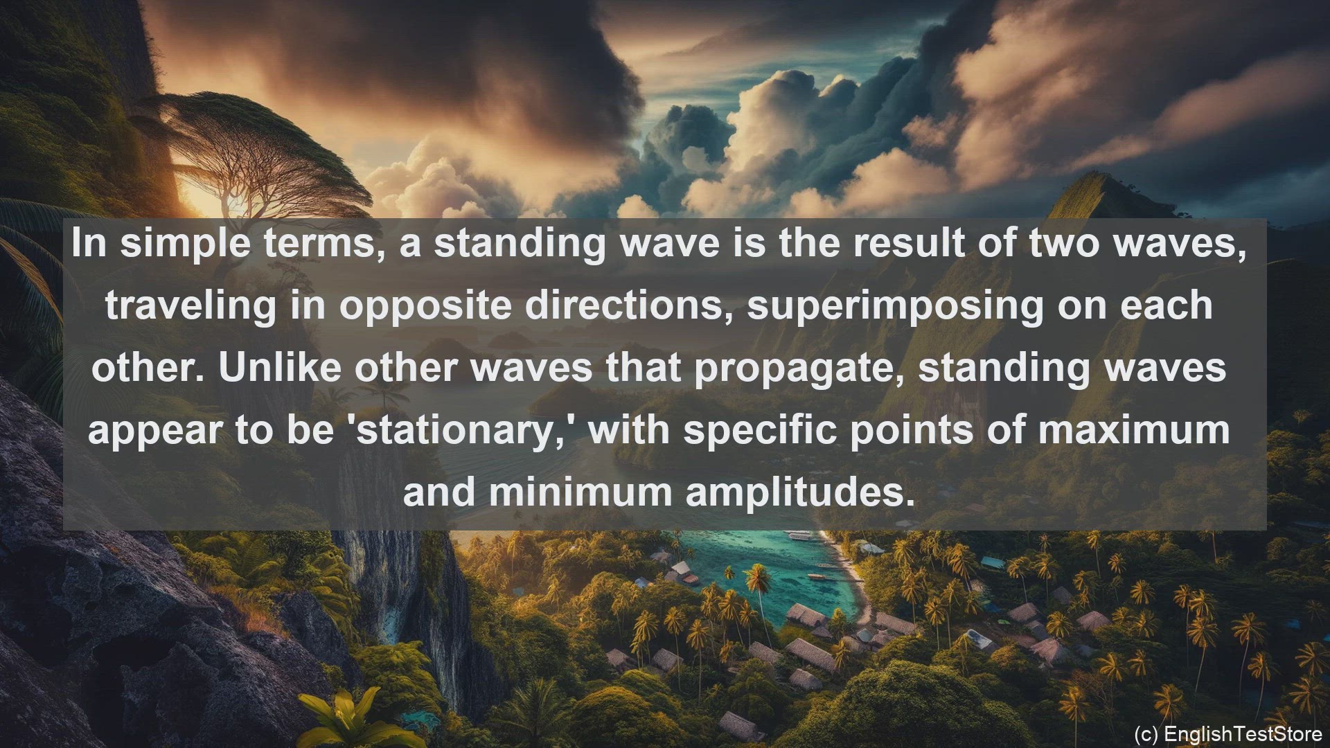 'Video thumbnail for Standing wave in science  definition and examples'