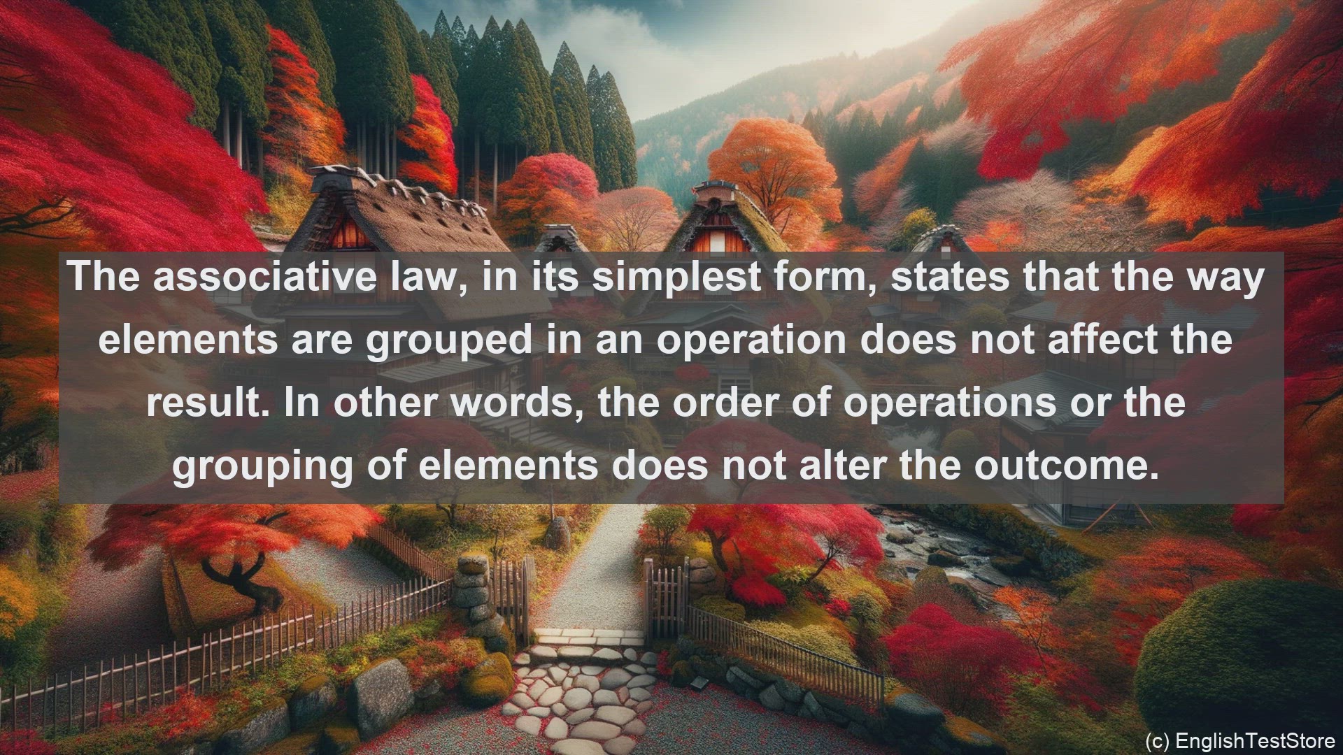 'Video thumbnail for Associative law in science  definition and examples'