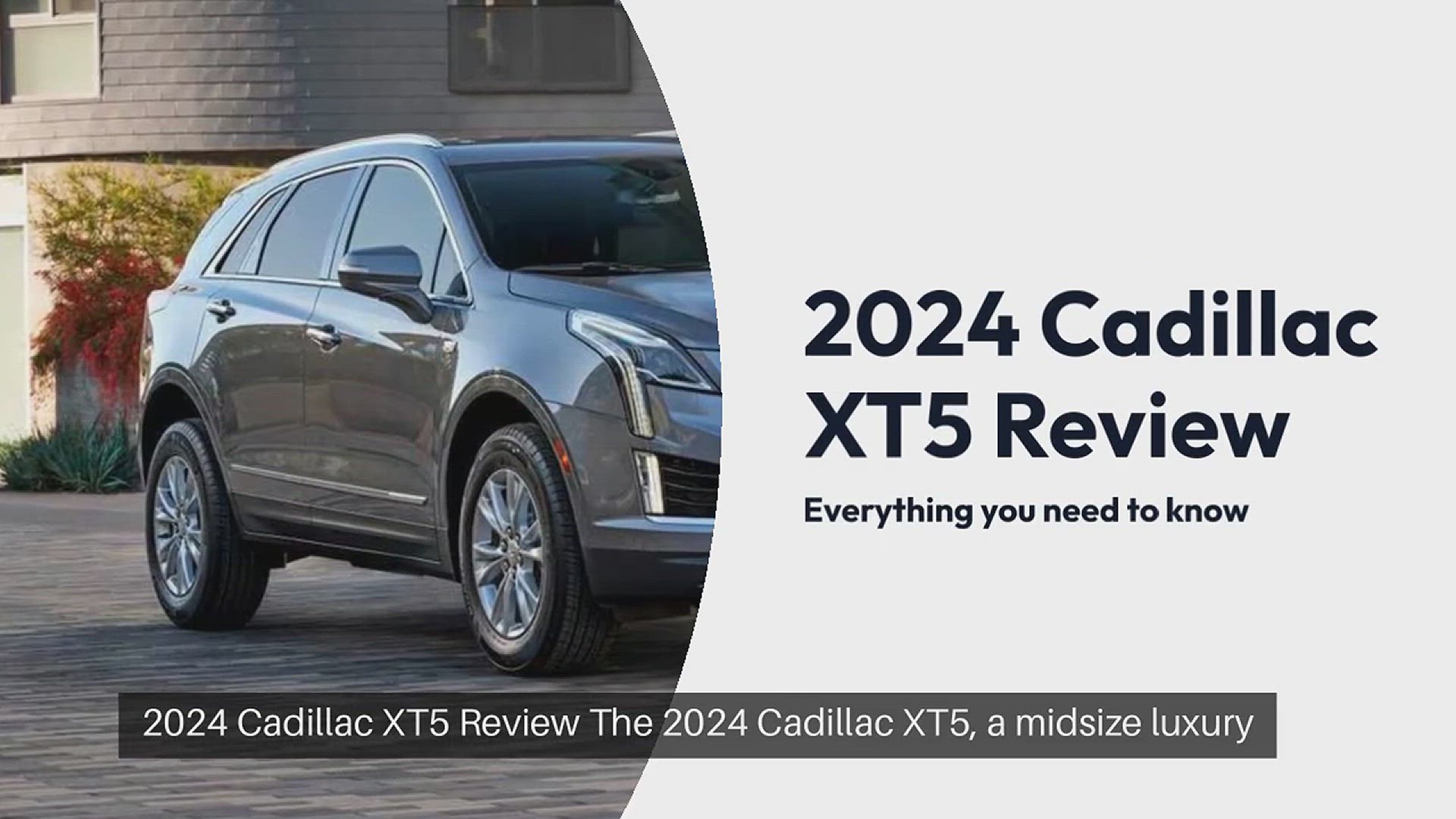'Video thumbnail for 2024 Cadillac XT5 Review'