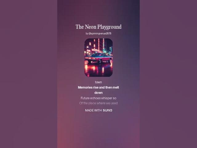 'Video thumbnail for The Neon Playground'
