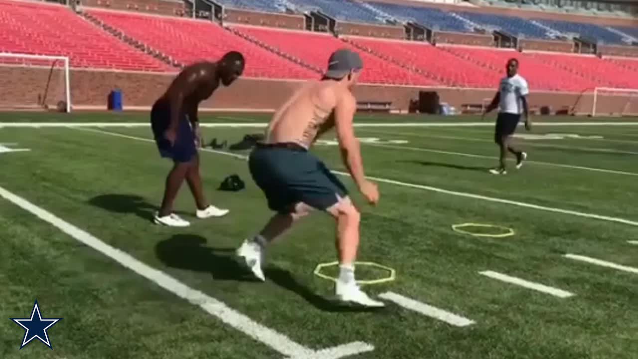 'Video thumbnail for law nation sports: cole beasley speed and agility drills'