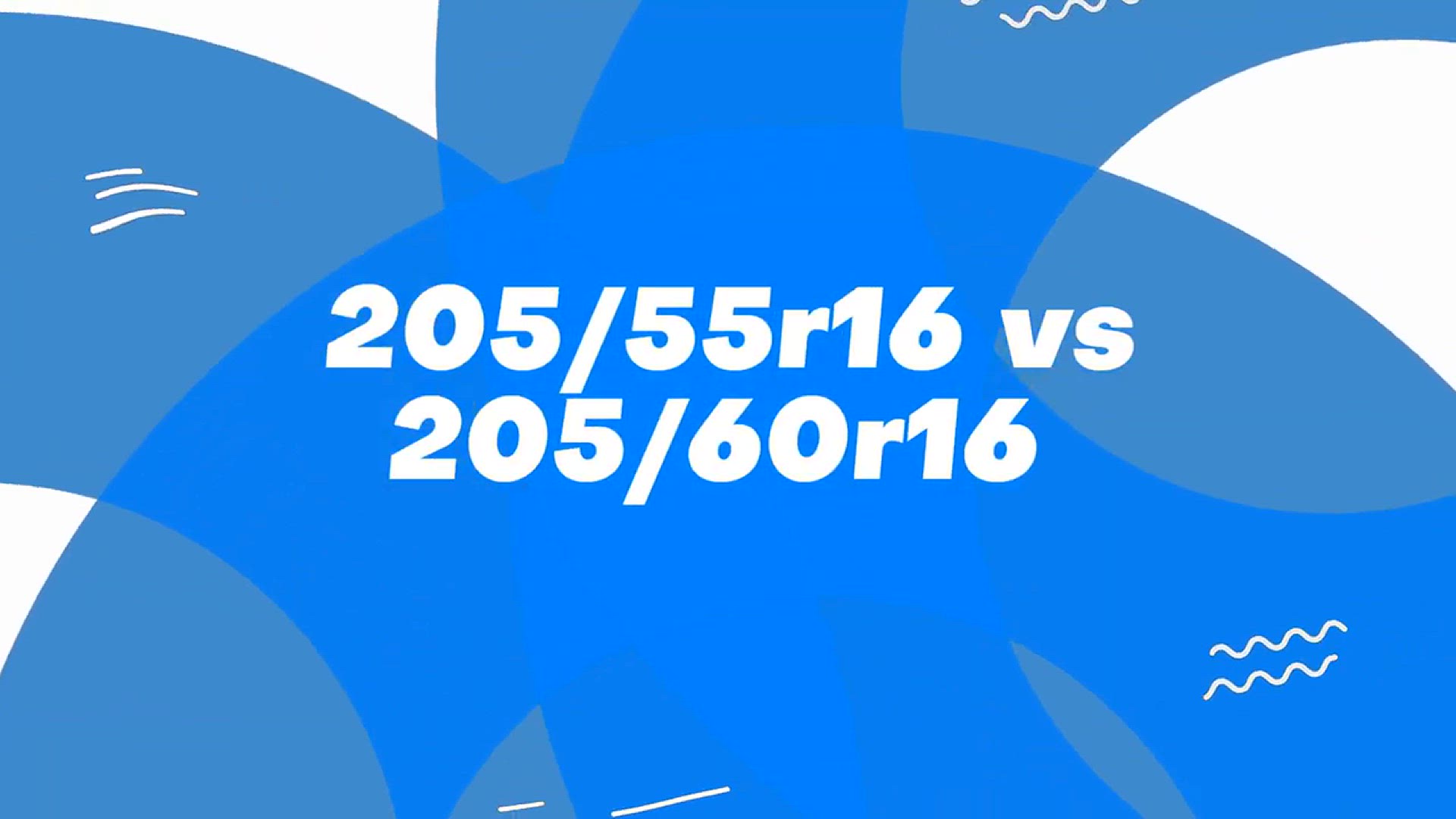 Video thumbnail for Tire Size 205/55r16 vs 205/60r16