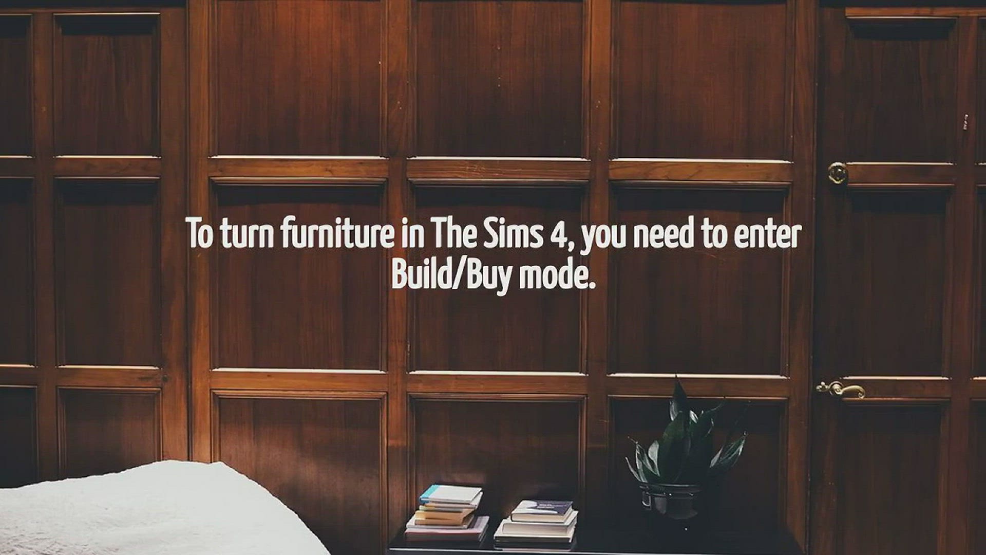 Video thumbnail for How To Turn Furniture In Sims 4