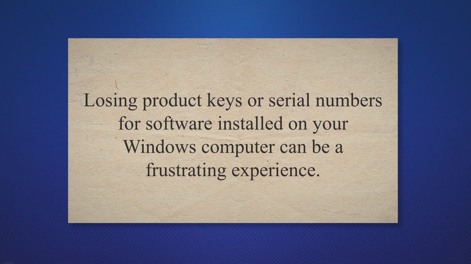 'Video thumbnail for LicenseCrawler: A Free Tool to Retrieve Product Keys and Serial Numbers'