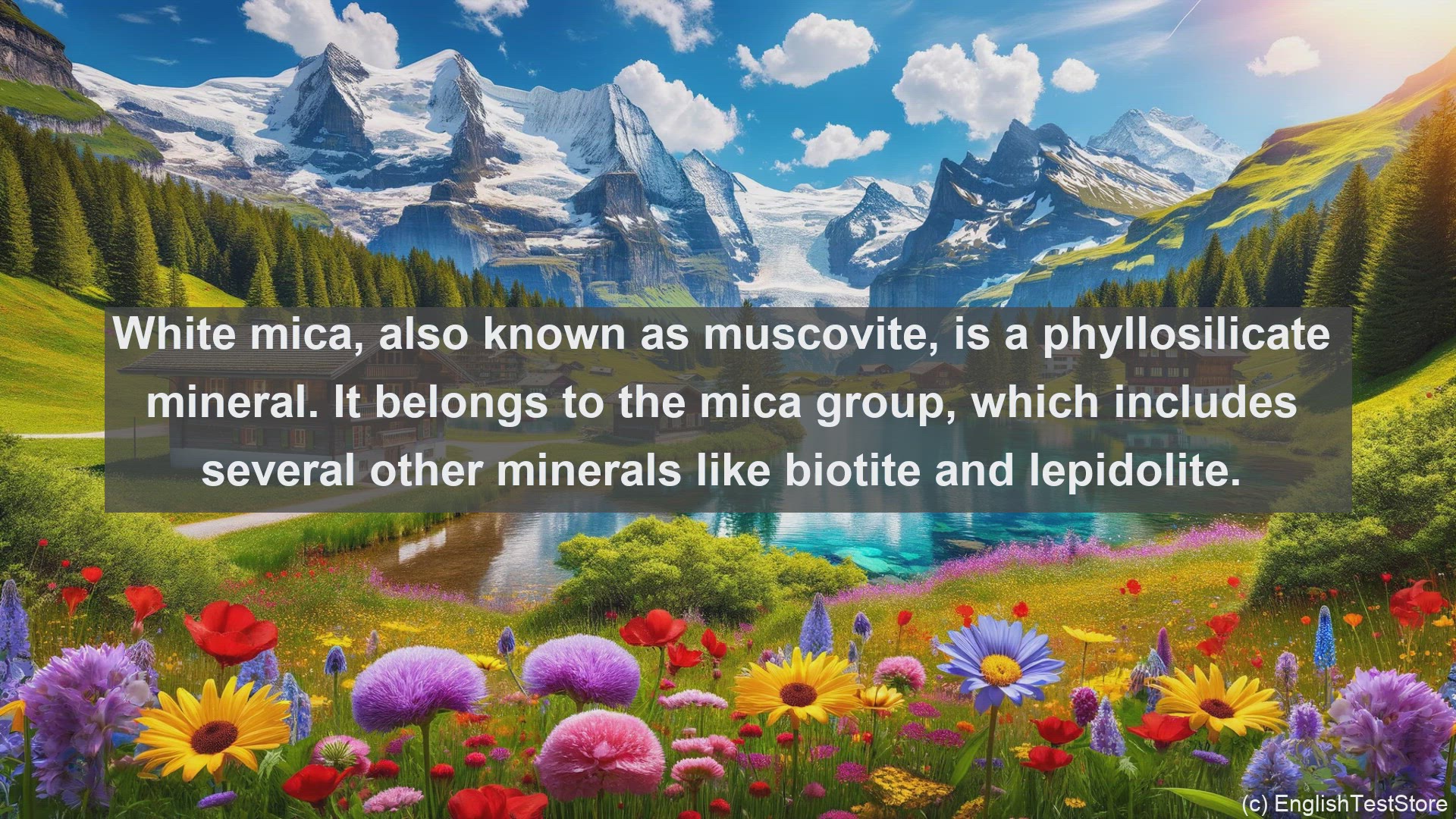 'Video thumbnail for White mica in science  definition and examples'