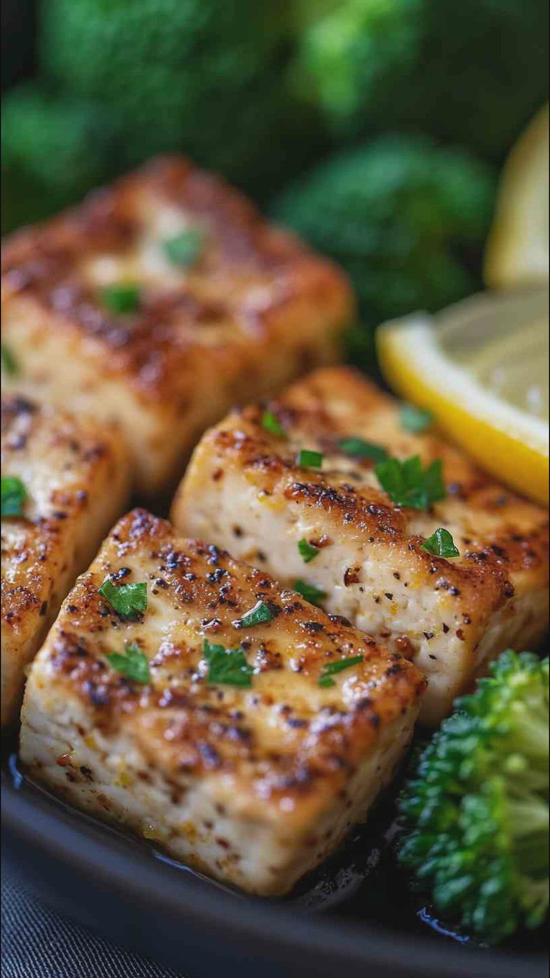 'Video thumbnail for Lemon Pepper Air Fryer Tofu Recipe'