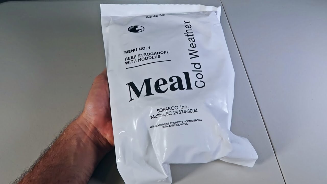 'Video thumbnail for Testing US Military Cold Weather MRE (Meal Ready to Eat) Menu NO 1'