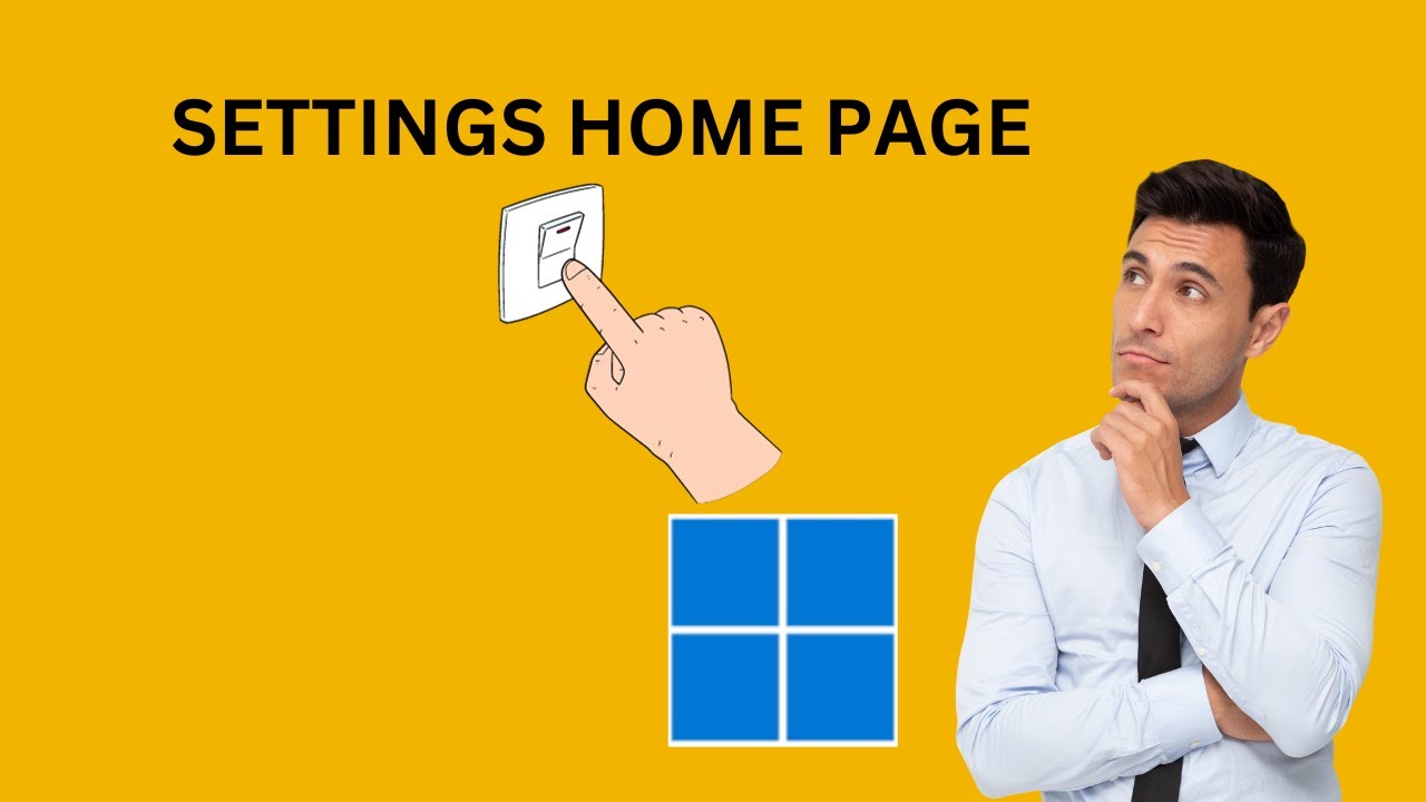 'Video thumbnail for How to Add or Remove Settings Home Page in Windows 11 | GearUpWindows'