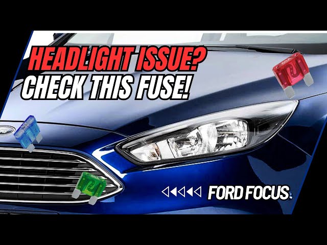 Video thumbnail for FIX Your Headlights FAST! 💡 2013-2021 Ford Focus LOW BEAM FUSE LOCATION + REPLACEMENT