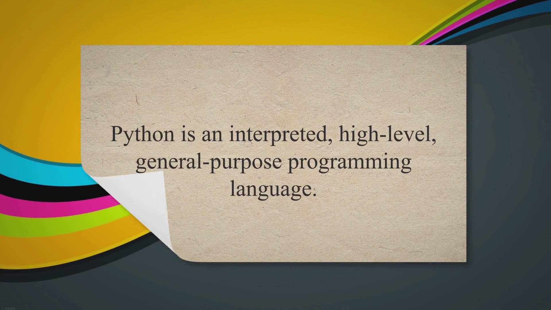 'Video thumbnail for 21 Important Points on Python Programming Language'