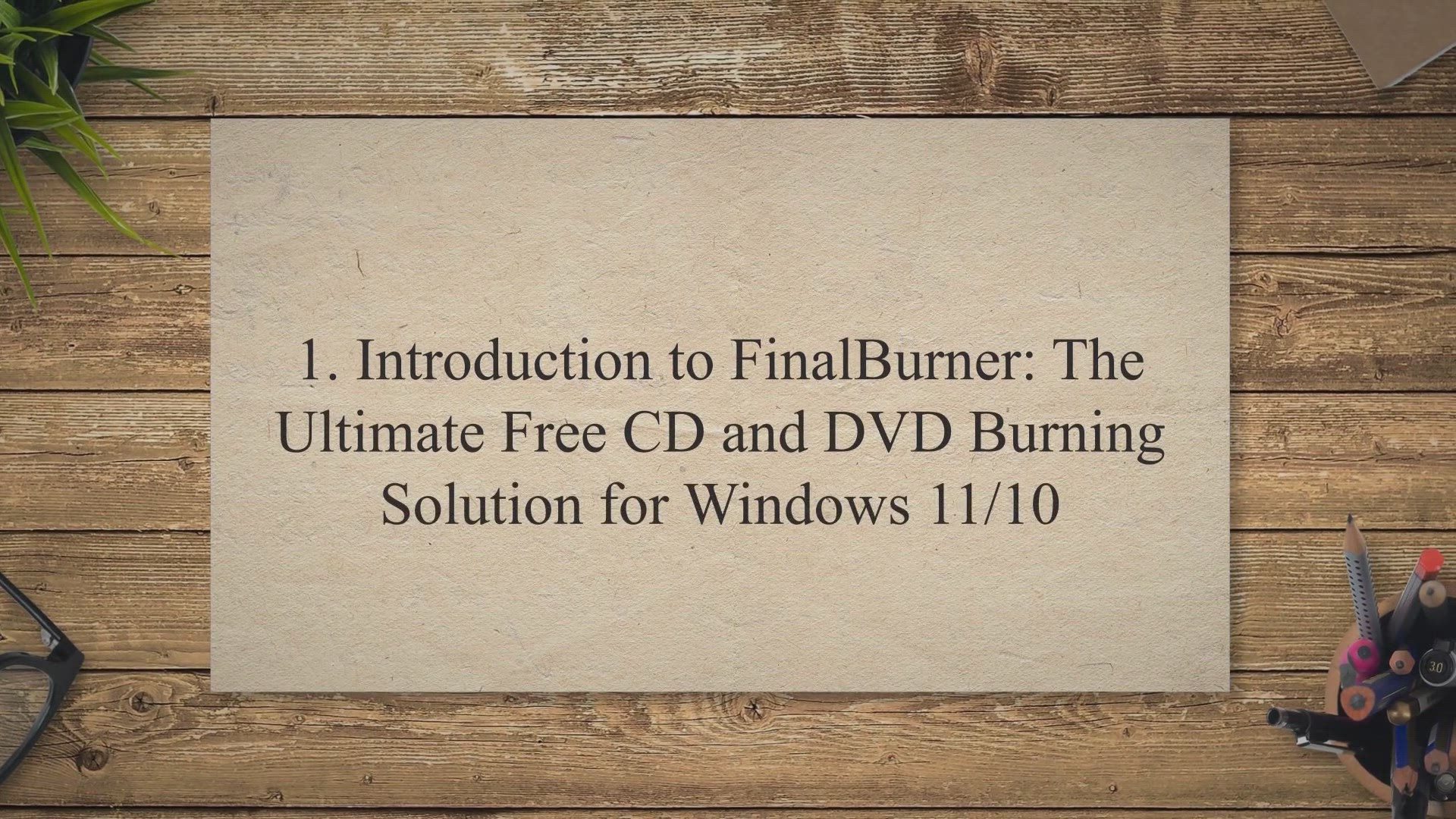 'Video thumbnail for FinalBurner: The Ultimate Free CD and DVD Burning Solution for Windows 11/10 - A Comprehensive Guide to Features and Usage'