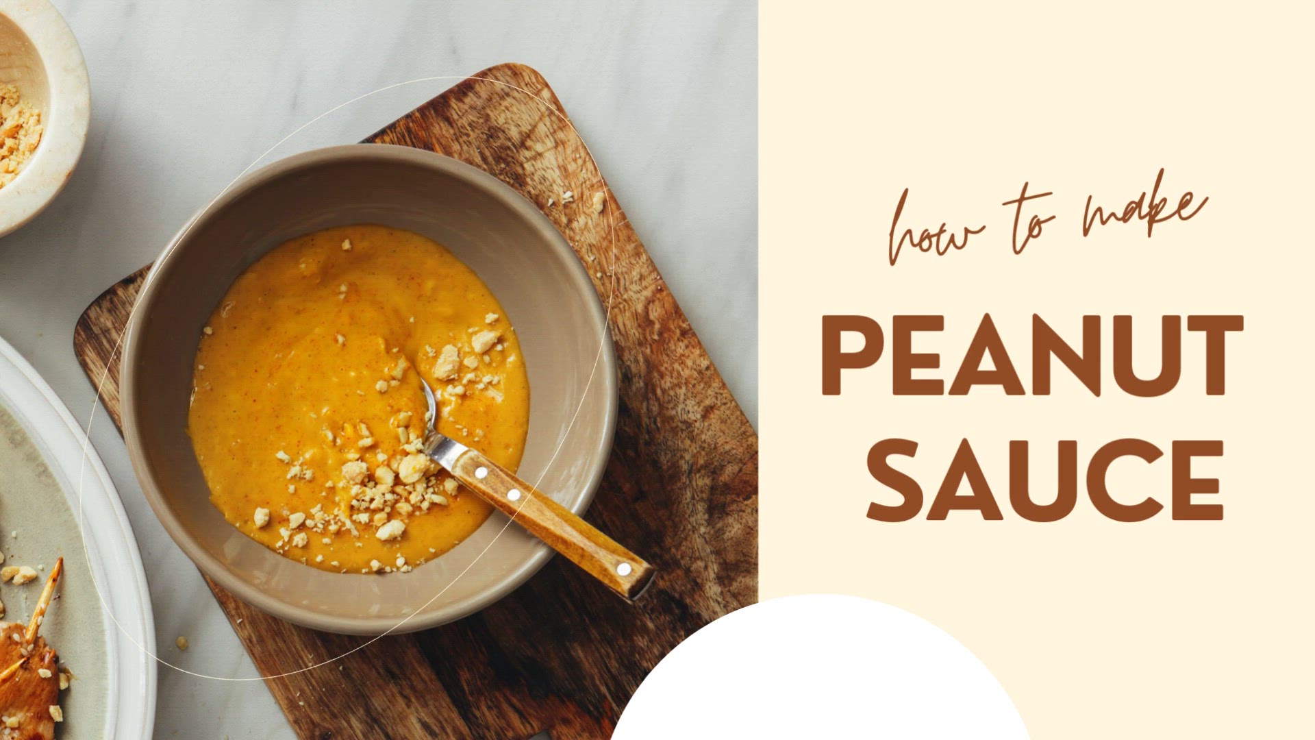 'Video thumbnail for Peanut Sauce'