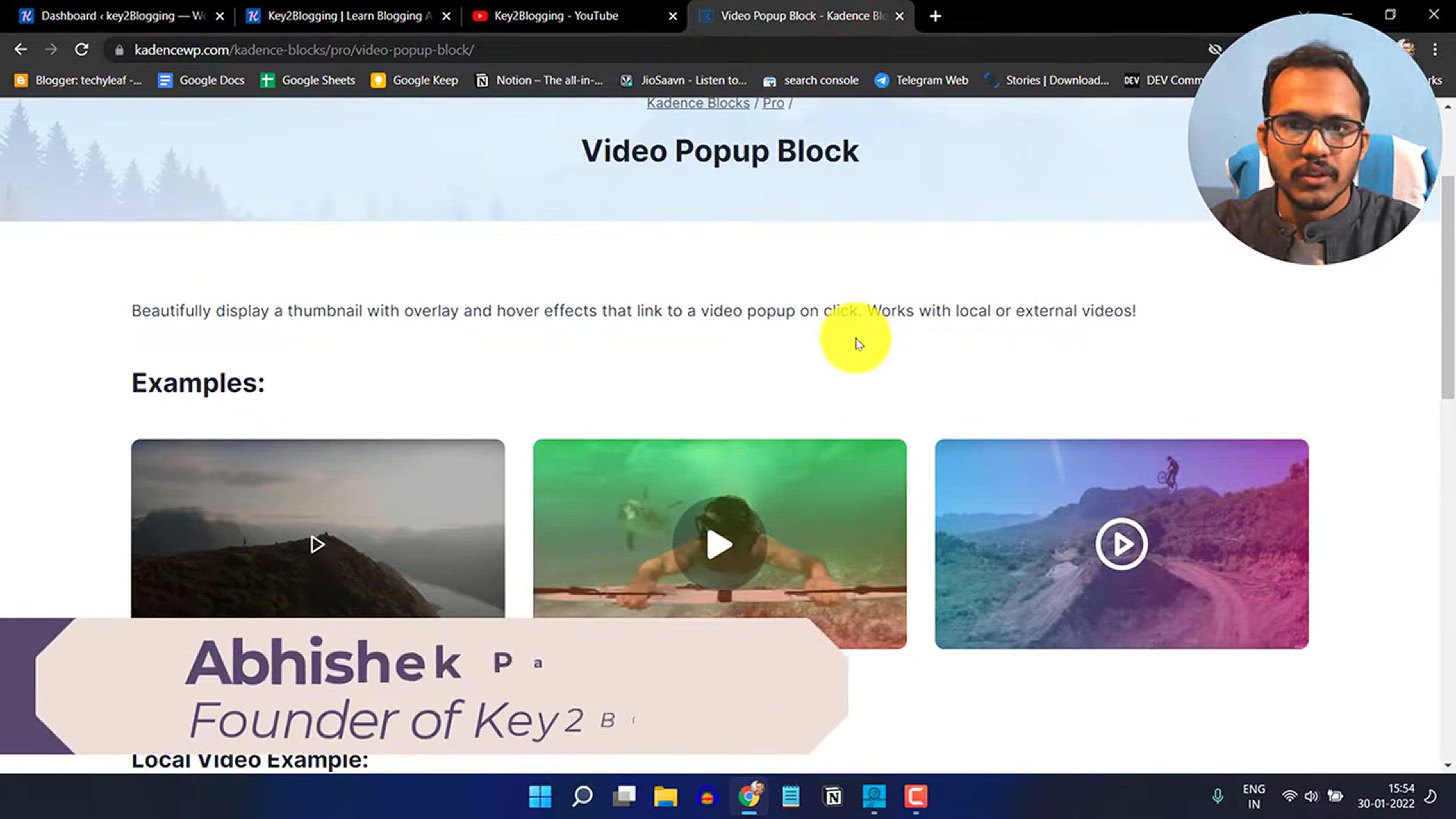 'Video thumbnail for How to Add video popup in WordPress _ Kadence Blocks Pro Tutorial'