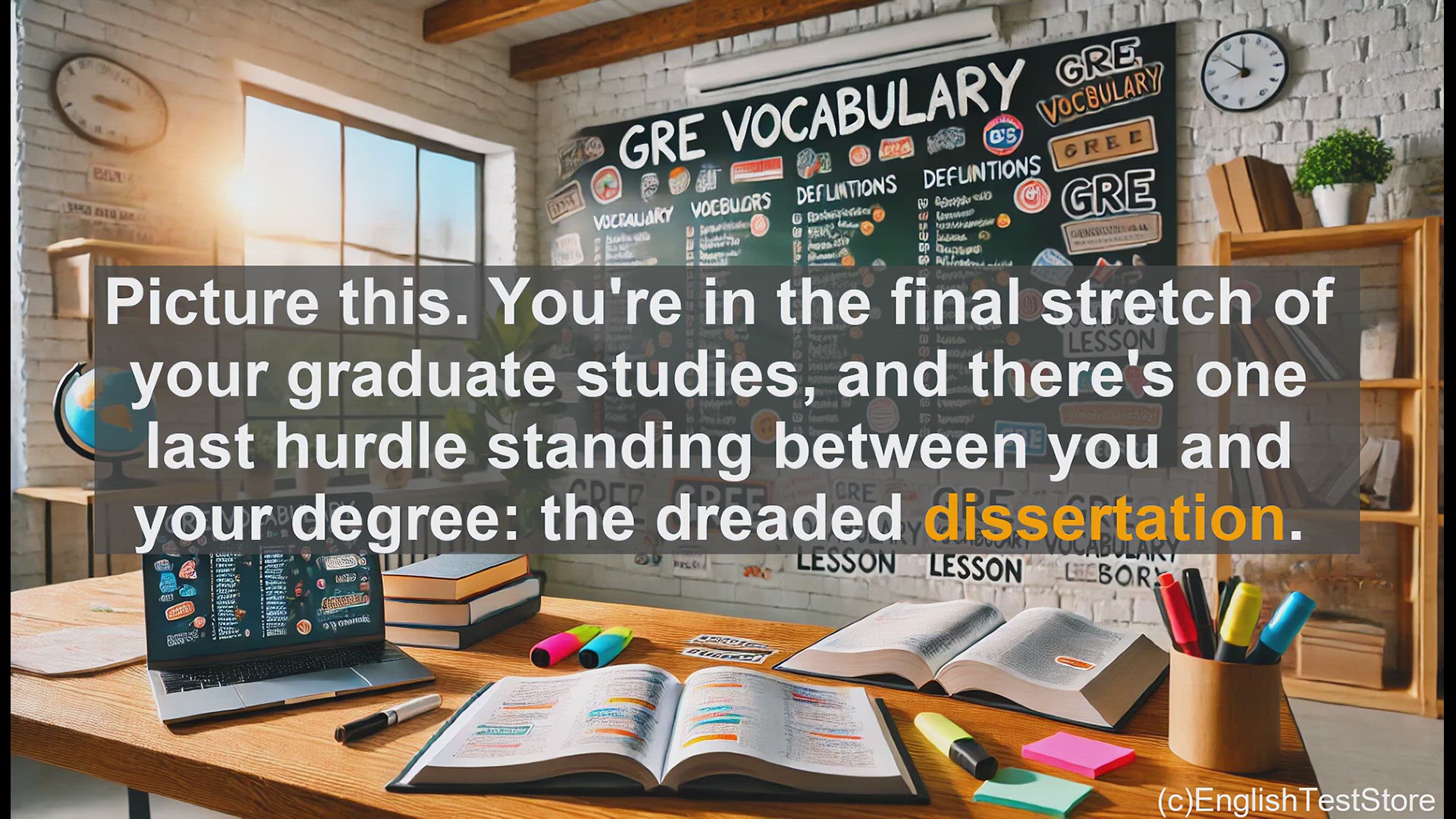 'Video thumbnail for GRE Vocabulary Lesson: Mastering the Dissertation - A Key GRE Vocabulary Word'