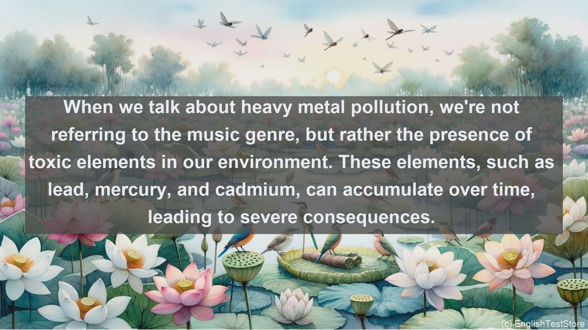 'Video thumbnail for Heavy metal pollution in science  definition and examples'