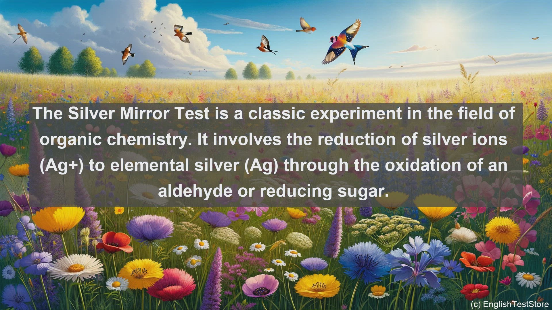 'Video thumbnail for Silver mirror test in science  definition and examples'