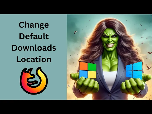 'Video thumbnail for How to Change the Default Downloads Location in Firefox on Windows 11 or 10 | GearUpWindows Tutorial'