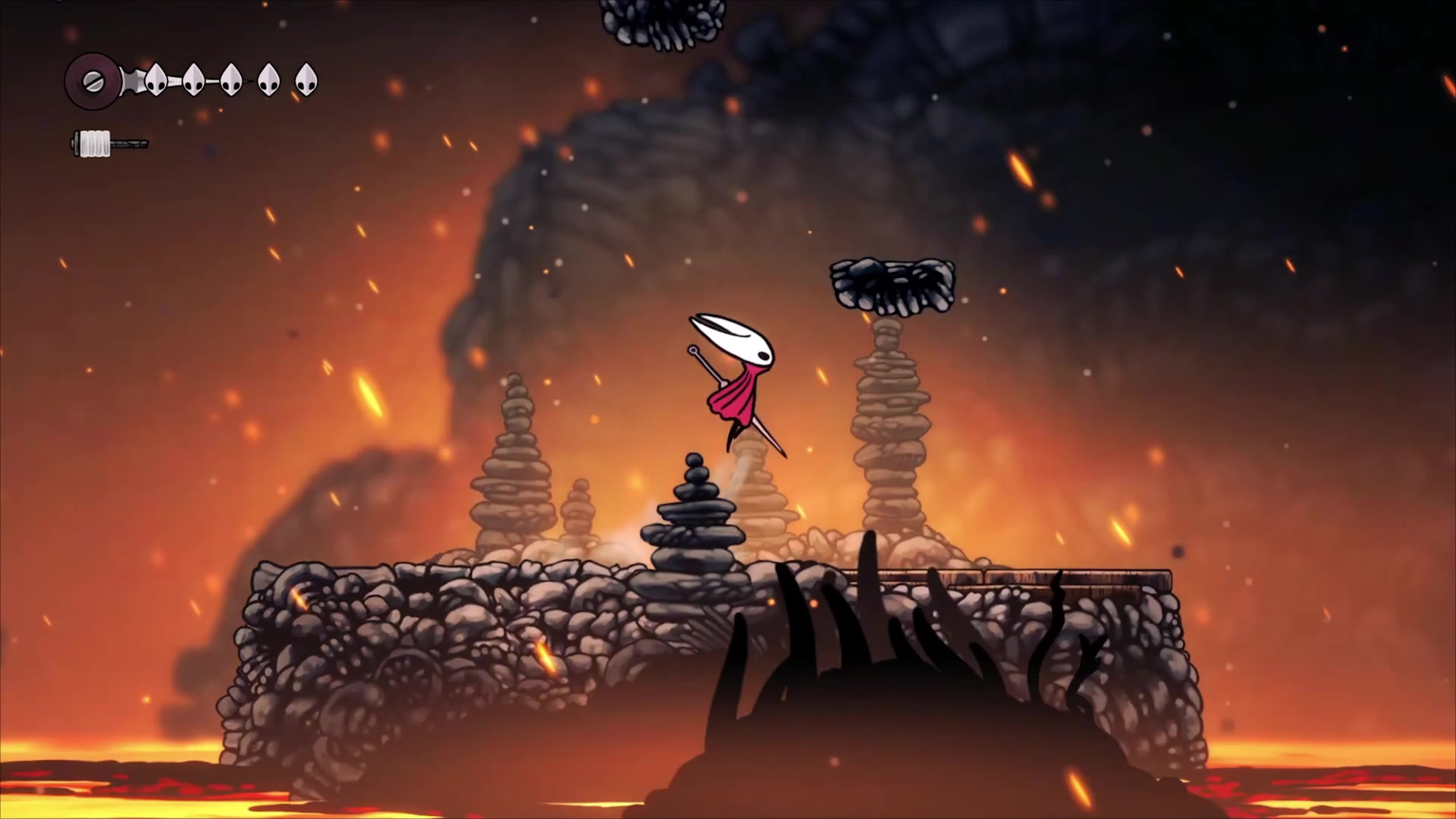 Video thumbnail for Fighting in Lava - Hollow Knight Silksong Gameplay