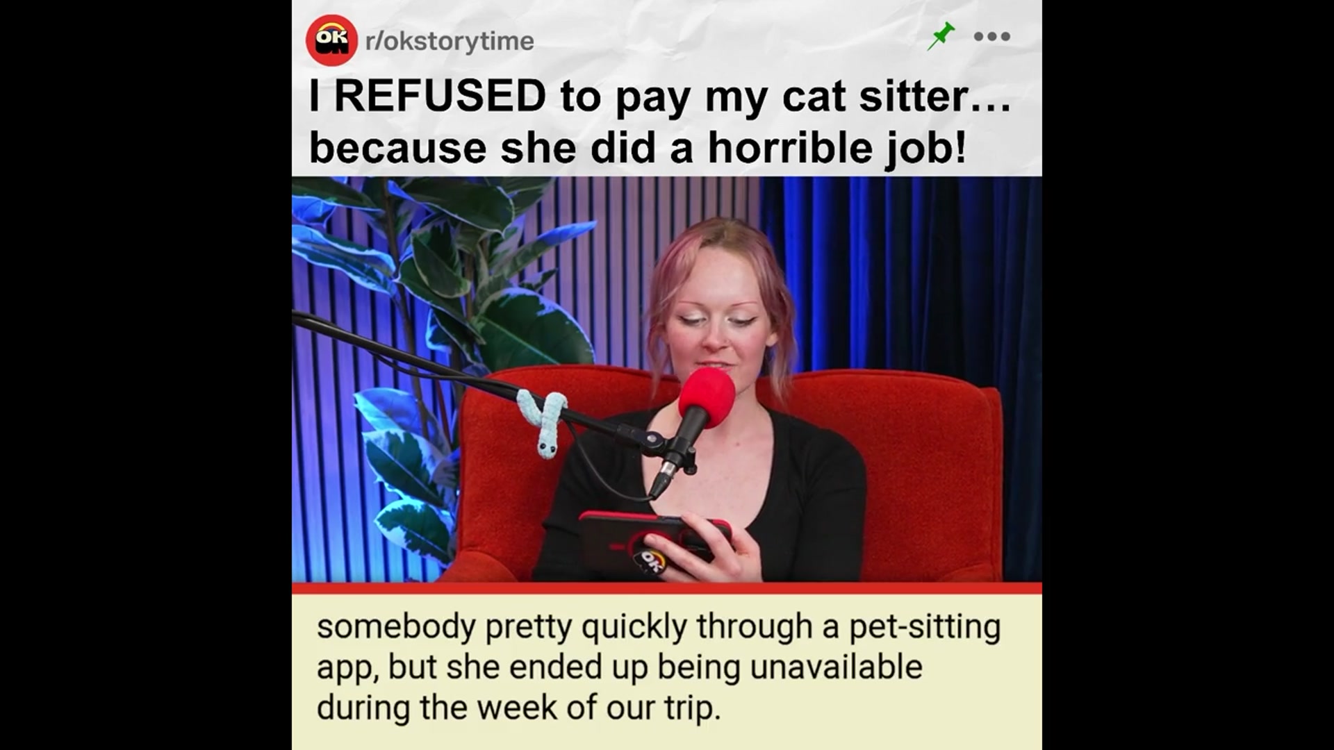 'Video thumbnail for I REFUSED to pay my cat sitter… because she did a horrible job! - r/BORUpdates | Reddit Stories'