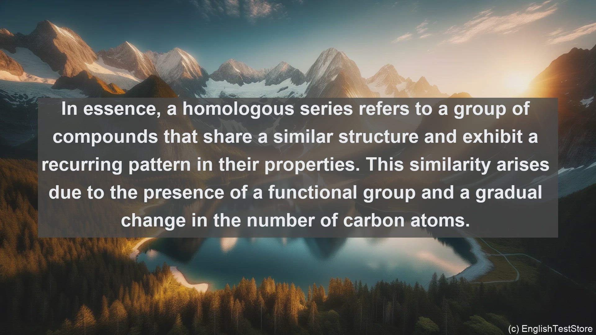 'Video thumbnail for Homologous series in science  definition and examples'