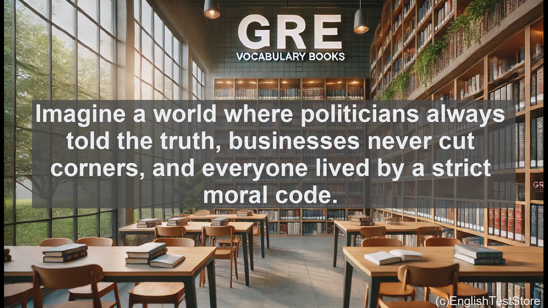 'Video thumbnail for GRE Vocabulary Lesson: The Power of Rectitude - Moral Uprightness in Action'