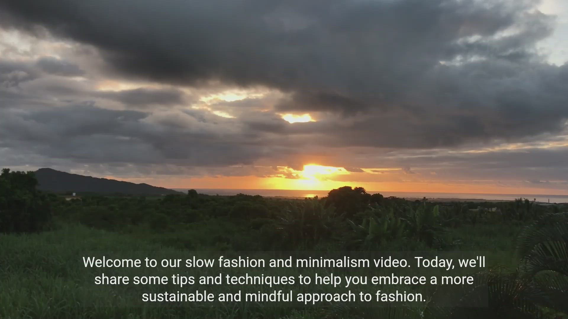 'Video thumbnail for Slow Fashion and Minimalism Tips and Techniques'