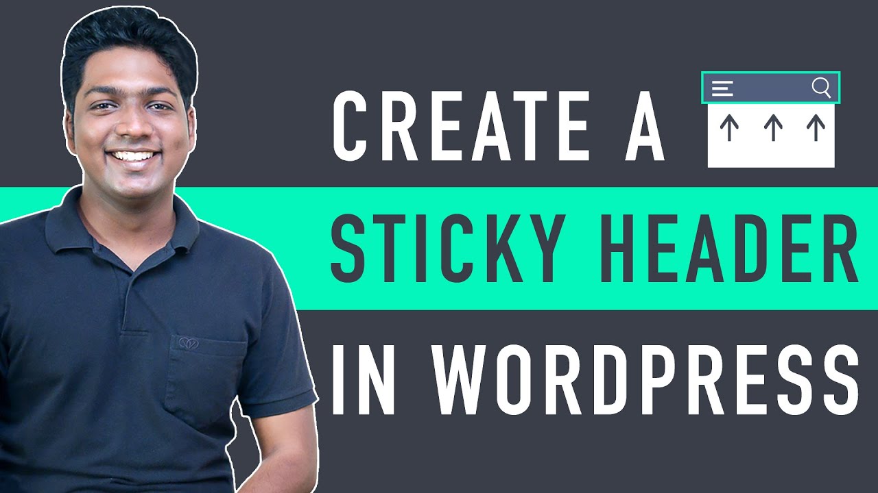 'Video thumbnail for How To Create A Sticky Header In WordPress'