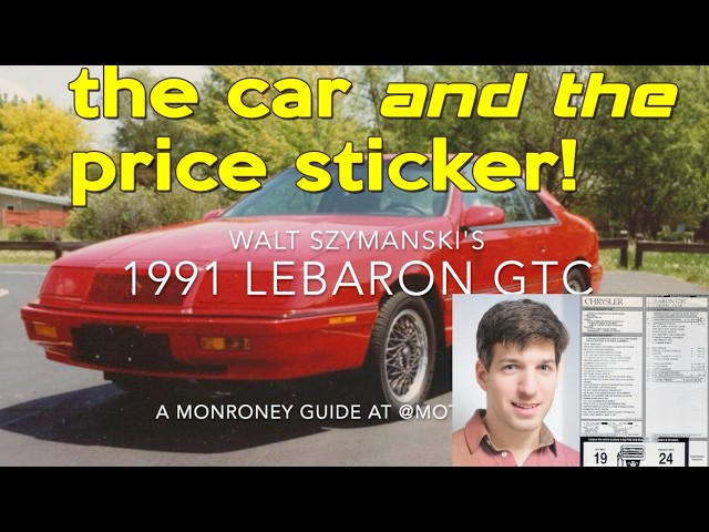 'Video thumbnail for LeBaron GTC Convertible: the car and the price sticker!'
