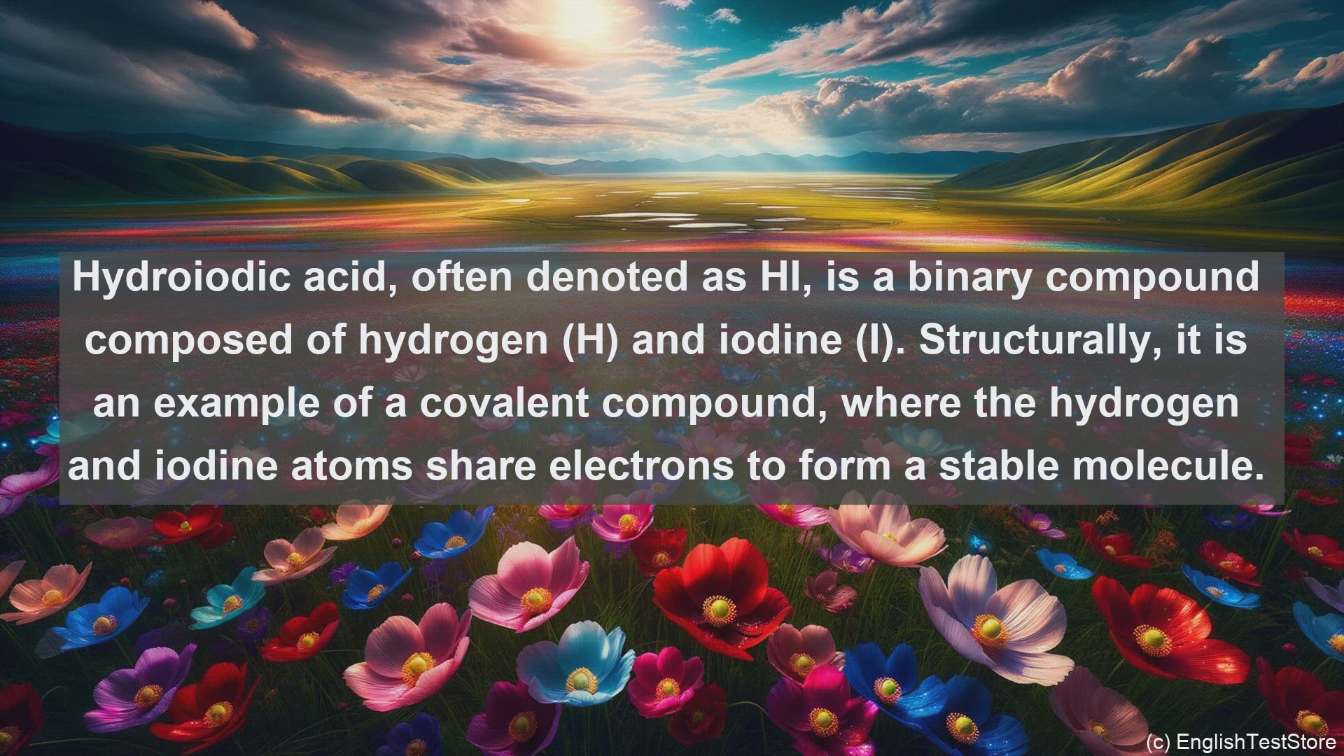 'Video thumbnail for Hydroiodic acid in science  definition and examples'