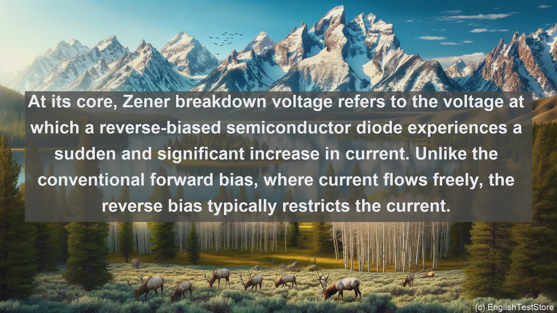 'Video thumbnail for Zener breakdown voltage in science  definition and examples'