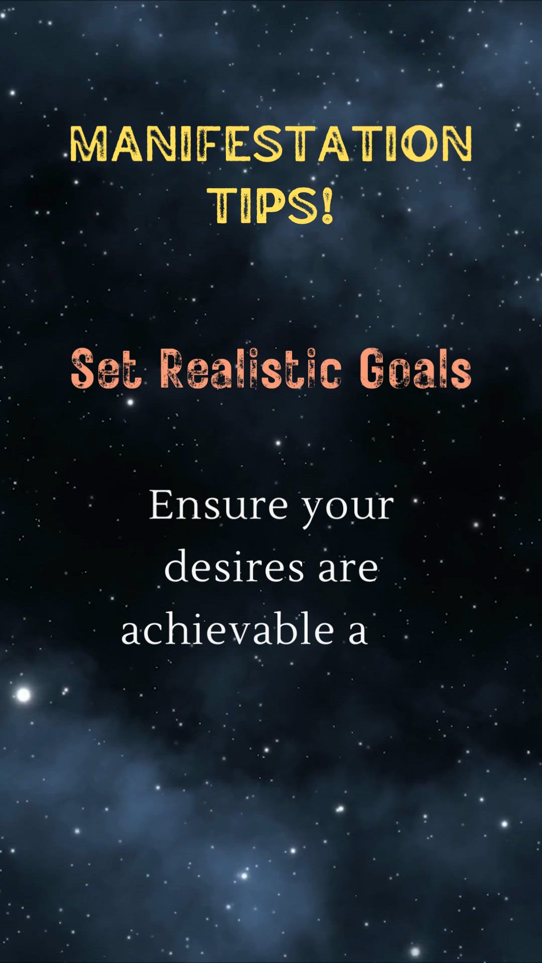 'Video thumbnail for Manifestation Tips!'