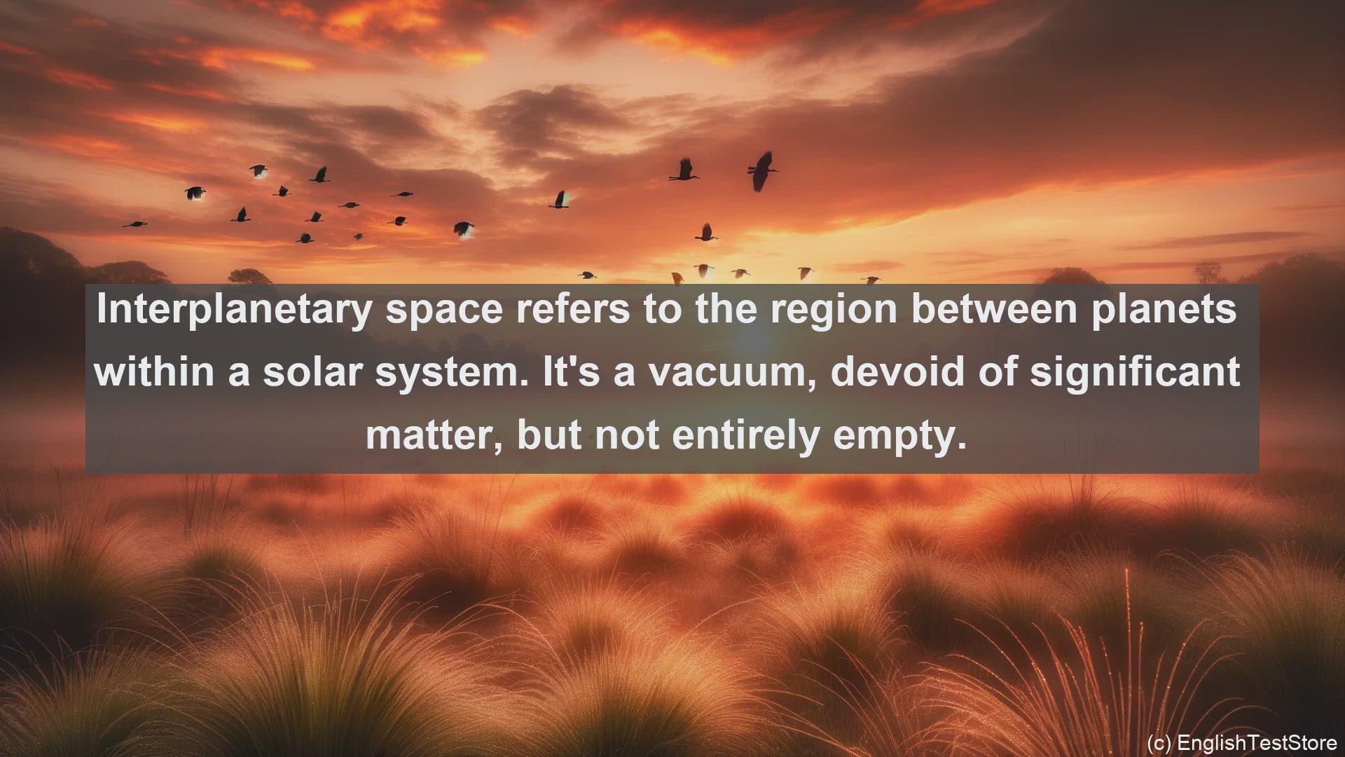'Video thumbnail for Interplanetary space in science  definition and examples'