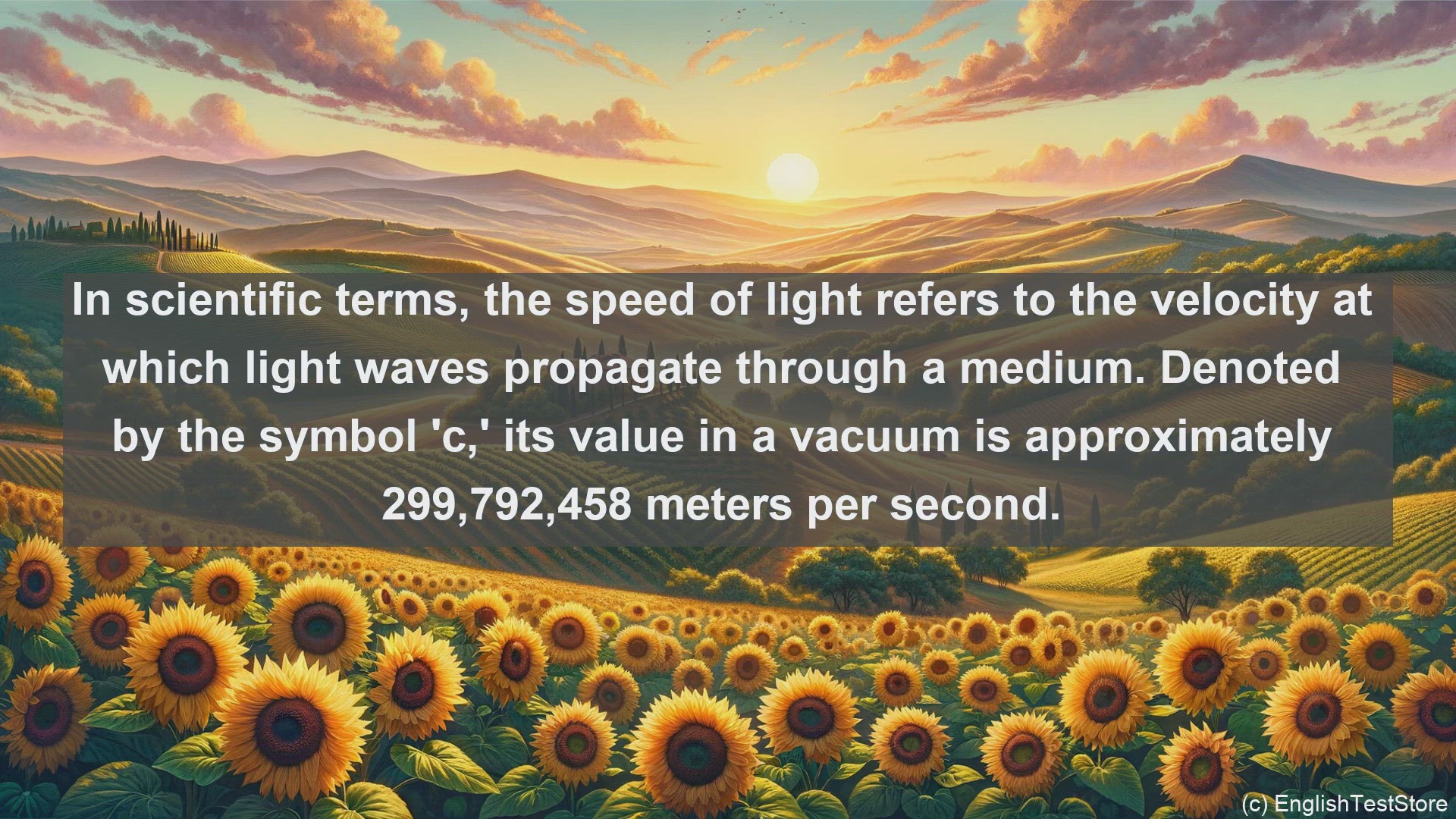 'Video thumbnail for Speed of light in science  definition and examples'