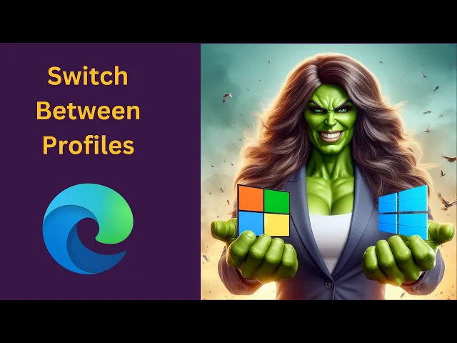 'Video thumbnail for How to Switch Between Profiles in Microsoft Edge on Windows 11 or 10 | GearUpWindows Tutorial'