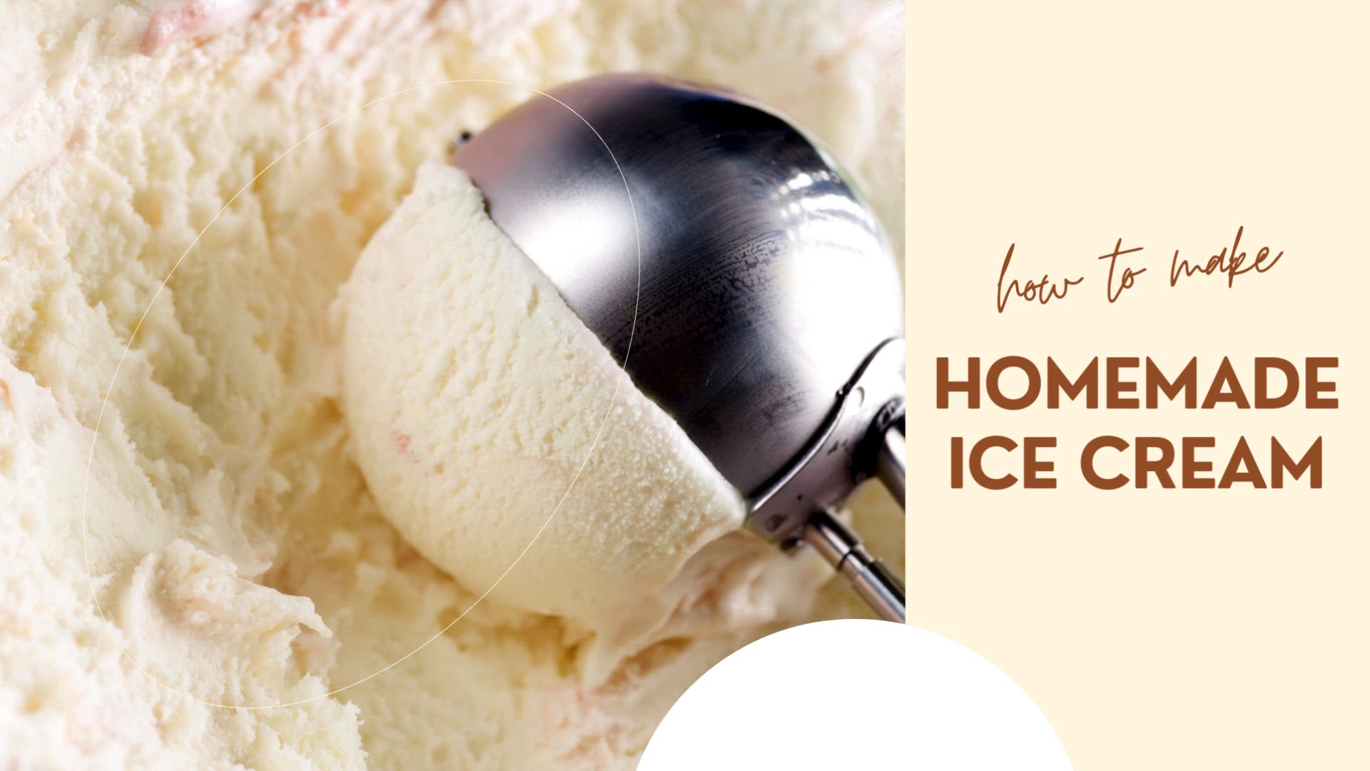 'Video thumbnail for Homemade Ice Cream'