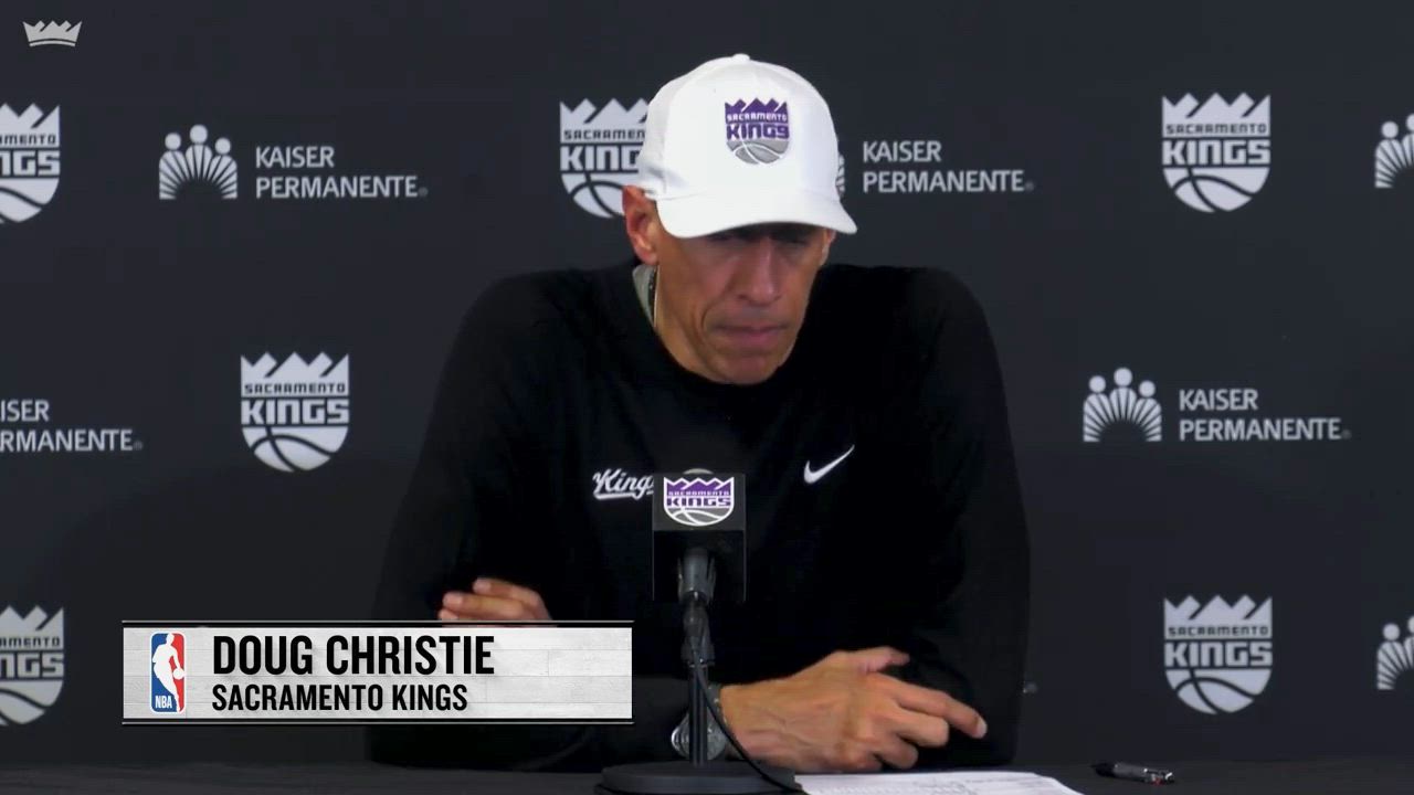 Video thumbnail for Doug Christie Wants More from Kings after 2-Game Skid